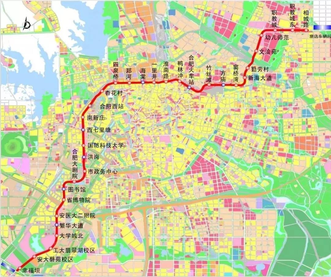 合肥3号线地铁路线图图片